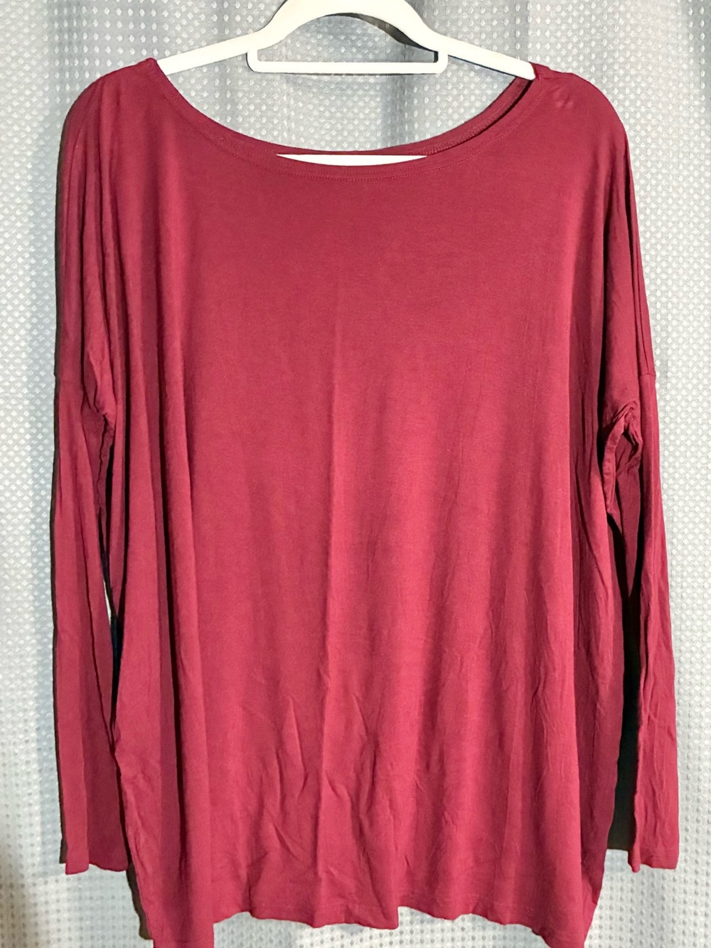 Piko 1988 Bamboo Oversized Shirt Sz M Dolman Fitted Sleeve Spandex Athleisure